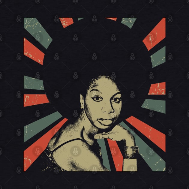 Nina Simone || Vintage Art Design || Exclusive Art by Setipixel